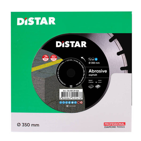 Distar Tarcza diamentowa do cięcia asflatu i betonu 1A1RSS 350 mm Bestseller Abrasive
