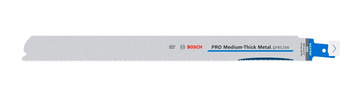 Bosch Brzeszczot do piły szablastej PRO Medium-Thick Metal precise S1237BEF Blade, 1,1 x 25 x 300 mm, opk 5 szt