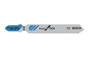 Bosch Brzeszczot do wyrzynarki T 118 GFS Basic for Stainless Steel 83 mm podziałka 0,8 opk 5 szt