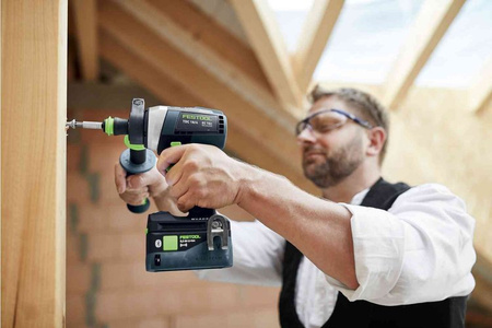 Festool Akumulatorowa wiertarko-wkrętarka QUADRIVE TDC 18/4 I-Basic-5,0- gratis akumulator