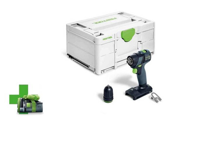 Festool Akumulatorowa wiertarko-wkrętarka TXS 18-Basic-3,0 - gratis akumulator