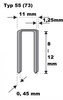 Zszywka typ 55 (73) wys. 10 mm /9240/