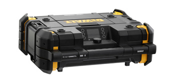 Dewalt Radio budowlane DWST1-81078-QW z wbudowaną ładowarką USB FM DAB Bluetooth / ładowarka 10.8V/18V TSTAK Connect