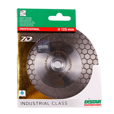 Distar Tarcza do cięcia i szlifowania 1A1R EDGE DRY z gwintem M14 125x1,6x25x22,23 mm