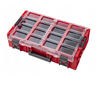 QBRICK SYSTEM Skrzynia narzędziowa Organizer ONE 2XL 2.0 RED Ultra HD + adaptery QS One Connect