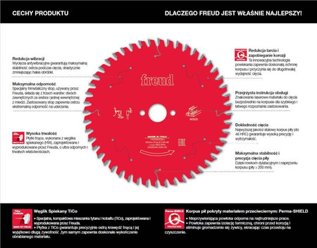 Freud Piła 254X2.6/1.8X30 z24
