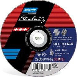 Norton Starline tarcza do przecinania 125x1.0x22.2 A60R-BF
