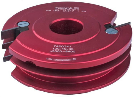 DIMAR Głowica profilowa nr 4. D-120 B-40 d-30