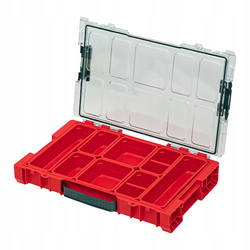 QBRICK SYSTEM Skrzynia narzędziowa Organizer PRO 100 Red Ultra