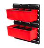 QBRICK SYSTEM Skrzynia narzędziowa Organizer ONE 2XL 2.0 RED Ultra HD + adaptery QS One Connect