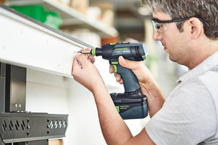 Festool Zestaw wiertarko-wkrętarka i zakrętarka TID 18 + T18+3 HPC 4,0 I-Set