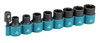 Makita Zestaw nasadek udarowych 1/2" 8-18mm + adapter do uchwytu HEX 1/4'' (9 szt.)