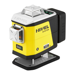 Nivel System CL5G multilaser (4 x 360) z wiązką zieloną, kompensator elektroniczny, Bluetooth