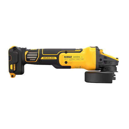 Dewalt Akumulatorowa szlifierka kątowa DCG409VSNT-XJ 18V XR 125 mm, silnik bezszczotkowy, regulacja obrotów, bez akumulatorów i ładowarki, w walizce TSTAK