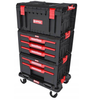 QBRICK Zestaw modułowych skrzyń narzędziowych Qbrick System QS PRO Drawer Workshop Set 2 2.0 : Platforma transp. Pro + Qbrick System Pro Drawer2 Basic (2 szufl.) - 1 szt + Qbrick System Pro Drawer3 Basic (3 szufl.) + Skrzynia narz.Qbrick Pro