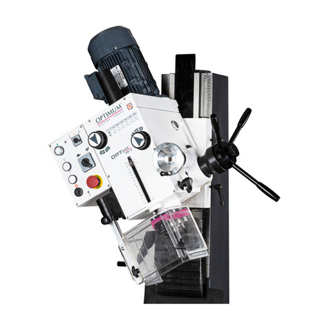 Optimum Precyzyjna wiertarko- frezarka z przekładnią zmianową OPTImill MB 4 400V