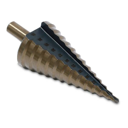 Baumajster Wiertło stopniowe do metalu HSS proste 4-30 mm 
