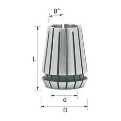 CMT Tulejka zaciskowa ER25 10 mm