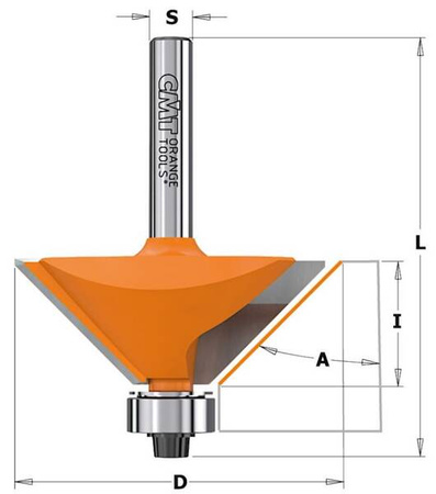 CMT Frez HM A=45 D=31,7 I=9,5 S=6