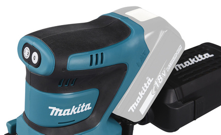 Makita Akumulatorowa szlifierka oscylacyjna 112x102 mm DBO480RTJ18V Li-Ion 2x 5.0 DC18RC Makpac
