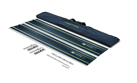 Festool Szyna prowadząca "100 LAT" FS 1400/2 BL - Set Limited Edition- Zestaw dwóch szyn z łącznikami ściskami i torbą