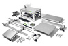 Festool Pilarka stolikowa CS 70 EBG-Set / podpozycje: 574776+488060+488061+488062+490312 /