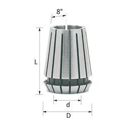 CMT Tulejka zaciskowa ER11 6 mm