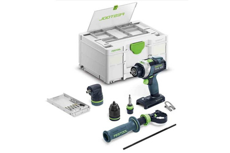 Festool Akumulatorowa wiertarko-wkrętarka udarowa QUADRIVE TPC 18/4 I-Basic Set