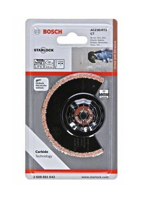 Bosch Brzeszczot segmentowy Carbide Starlock ACZ 85 RT3 85 mm