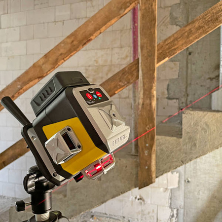 Nivel System CL3R Czerwony multi-laser krzyżowy (3 x 360°), Bluetooth