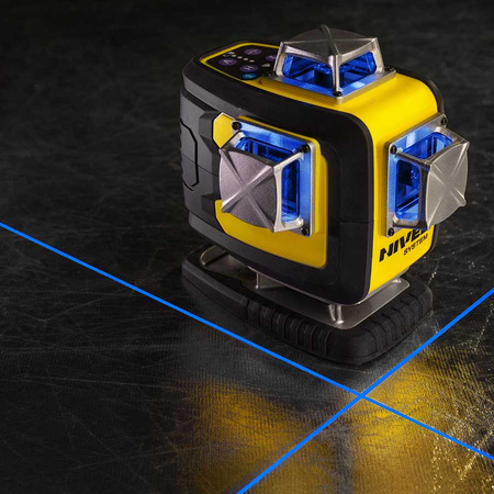 Nivel System CL4D-P Multilaser 4-płaszczyznowy z fioletową wiązką, z komunikacją Bluetooth (10 kHz)