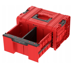 QBRICK SYSTEM Skrzynia narzędziowa z szufladą PRO Drawer 1 Toolbox 2.0 BASIC RED Ultra HD Custom