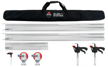 Rubi Zestaw wyposażenia do TC 125 / 2 szyny prowadzące 155 cm + 1 szyna 65 cm + ściski szybkomocujące+ łączniki + torba/