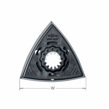 CMT Stopa szlifierska trójkątna perforowana do urządzeń oscylacyjnych W=93 mm