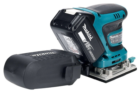 Makita Akumulatorowa szlifierka oscylacyjna 112x102 mm DBO484Z 18V Li-Ion bez akumulatorów i ładowarki
