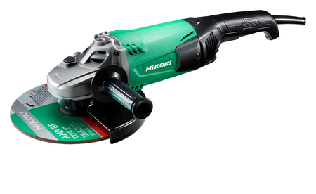 HiKOKI Szlifierka kątowa 230 mm, 2200W, płynny start, zabezpieczenie Restart Protection