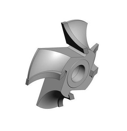 Frez do ćwierćwałka 005R D-125 d-30 Z-4 HSS R-6 LEWY