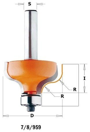 CMT Frez HM R=6,4 D=38,1 I=18 S=8