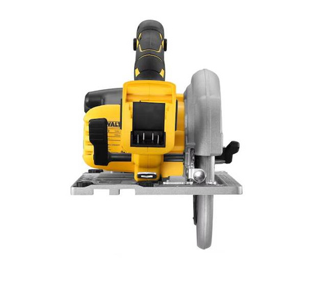 Dewalt Akumulatorowa pilarka tarczowa DCS572NT-XJ 18V, 184 mm z możliwością pracy na szynie prowadzacej  bez akumulatorów i ładowarki walizka TSTAK