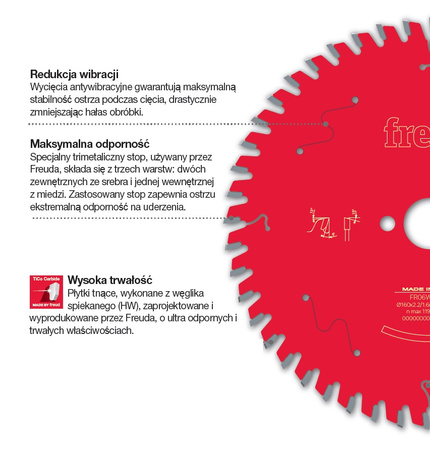 Freud Piła tarcza tnąca do aluminium 305 X 30 mm z96 do ukośnicy premium