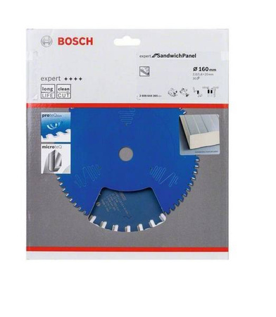 Bosch Piła tarczowa Expert for Sandwich Panel 160x20x 2,0/1,6 z=30