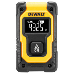 DeWalt Kieszonkowy dalmierz laserowy 16m, dokładność +/- 6mm / 10m, jeden przycisk dla szybkiej I łatwej obsługi, bateria Li-lon 3.7V (w komplecie kabel do ładowania USB)