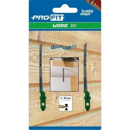 Profit brzeszczot drewno 201 / 2szt/ 50x7,5x1,3 dual cut