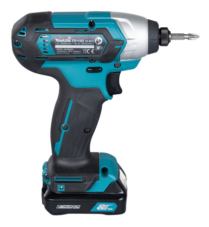 Akumulatorowy zakrętak udarowy Makita TD110-DSAE 10,8V Li-Ion 2 akumulatory 2,0 Ah walizka PCV