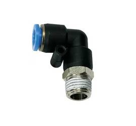 Złączka kątowa "L" kształtna gwint zewnętrzny 1/8" na przewód 12 mm