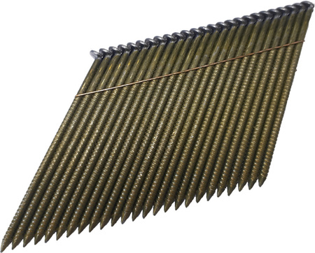 W-WIRE Gwoździe pierścieniowe łączone drutem 34 stopnie 3,1 x 90 mm
