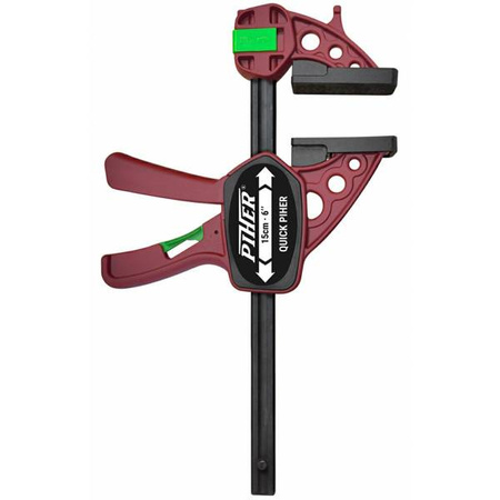 Piher Ścisk stolarski Quick 30 cm max. siła nacisku 150 kg , ramię 8 cm, szyna 19x6,3 mm