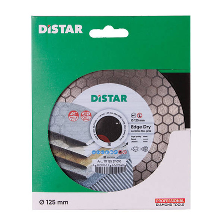 Distar Tarcza do cięcia i szlifowania 1A1R EDGE DRY 125x1,6x25x22,23 mm