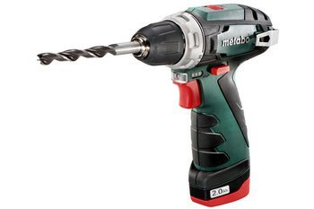 Metabo Wiertarko-wkrętarka PowerMaxx BS Basic 2x2,0 Ah, ładowarka LC 40 , walizka