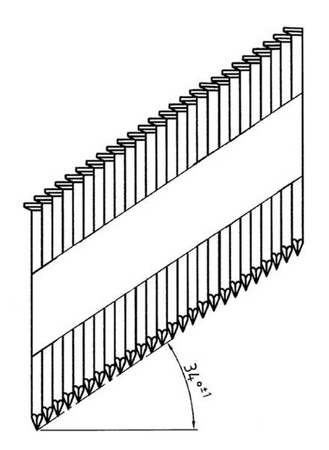 Gwóźdź pierścieniowy nieocynkowany PR 2,8x75 BK RI /4000/